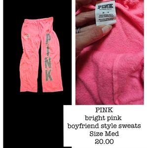 PINK boyfriend sweats